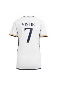 Real Madrid Vinicius Junior #7 Voetbaltruitje Thuis tenue Dames 2023-24 Korte Mouw